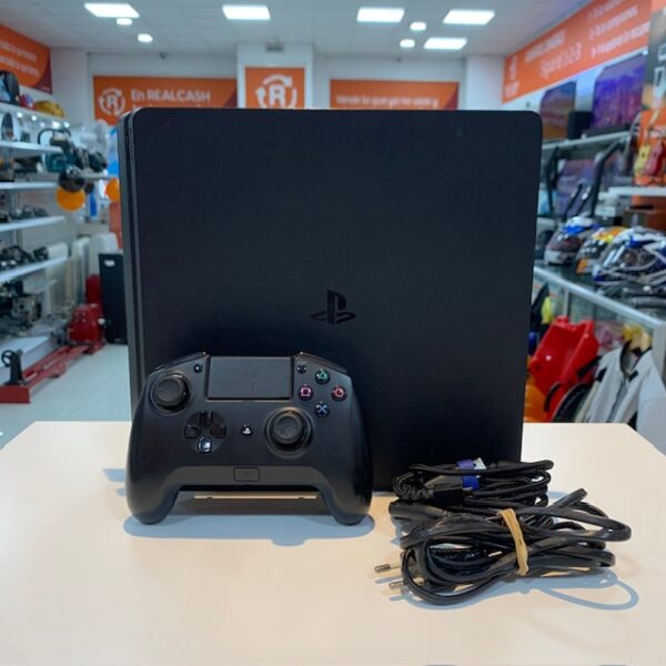 508368 3 CONSOLA PS4 SLIM 500GB + CABLE + MANDO