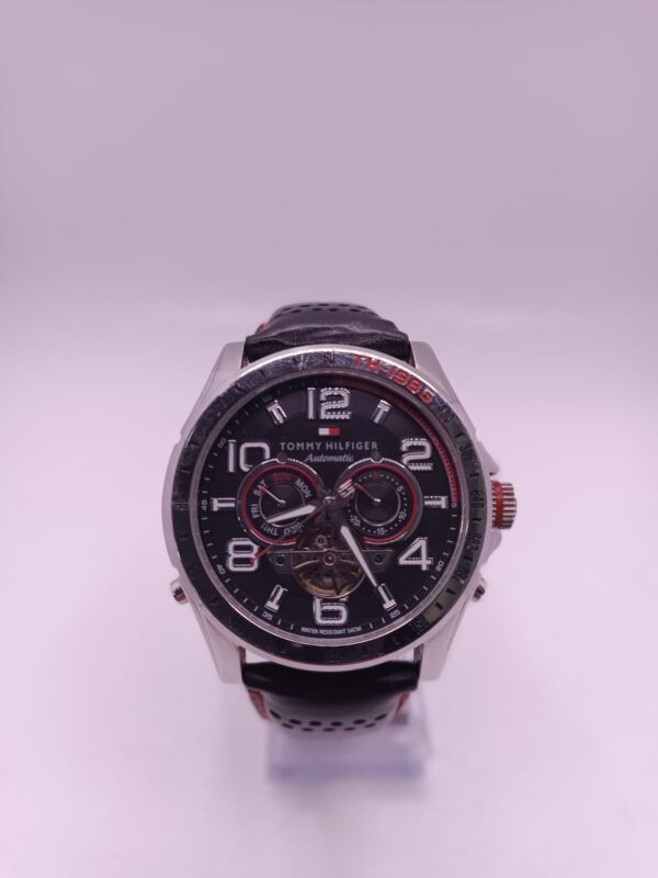 508758 1 RELOJ AUTOMATICO TOMMY HILFIGER TH-1985 ESFERA NEGRA