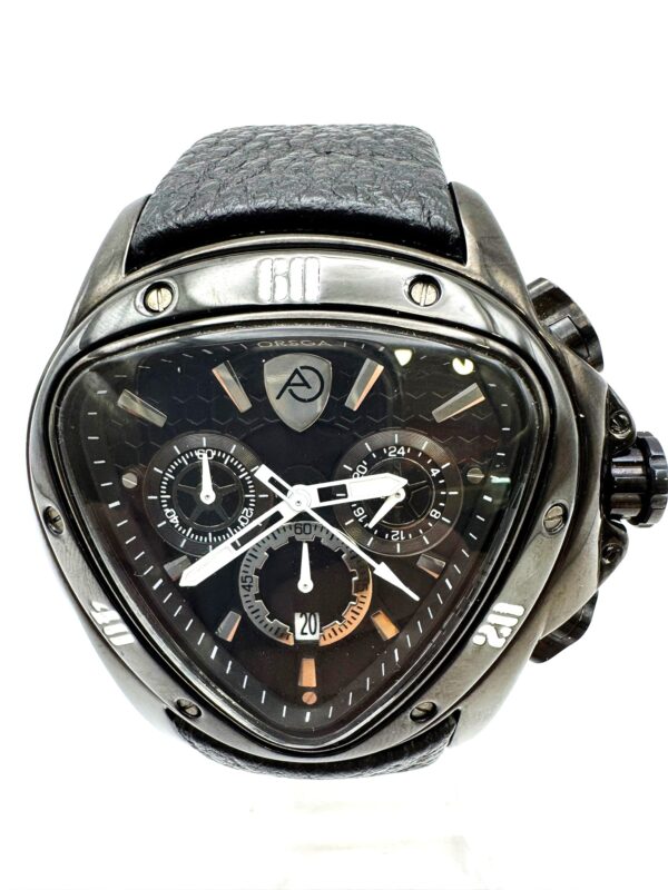 508947 5 RELOJ DE CUARZO ORSGA CHRONO NEGRO TRIANGULAR