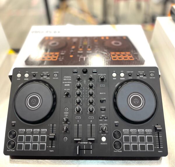 508951 2 MESA DE DJ PIONEER DDJ-FLX4 + CABLE + CAJA