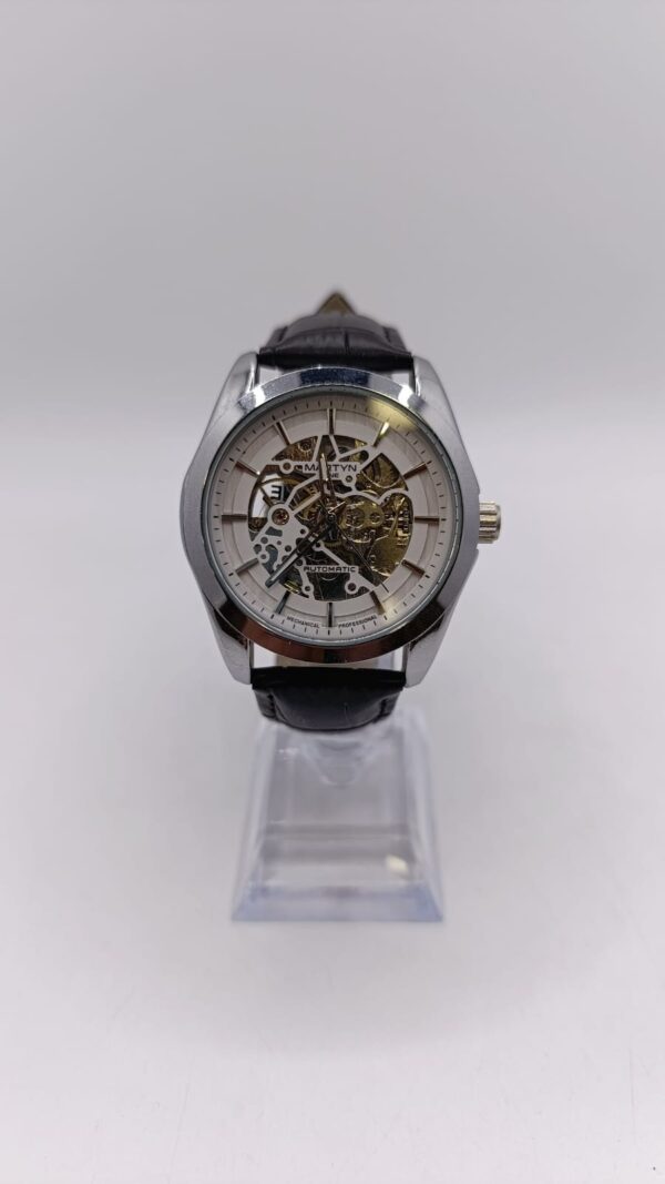 509278 1 RELOJ AUTOMATICO MARTYN LINE 3902 CORREA DE CUERO