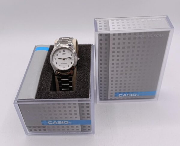 509339 1 RELOJ CASIO 1334 CORREA DE ACERO +CAJA