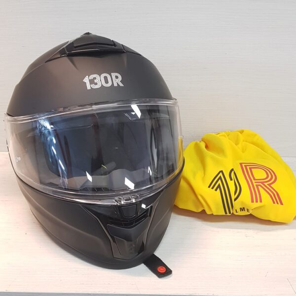 509472 1 CASCO 130R KATSURA NEGRO MATE + BOLSA