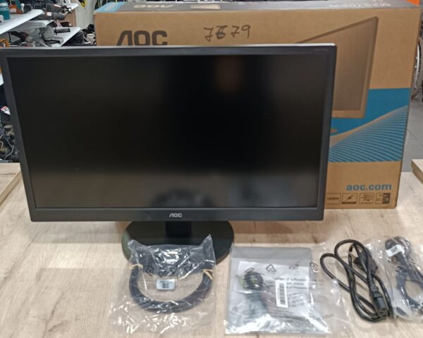 509883 1 MONITOR AOC M2470SW + CAJA + CABLES *A ESTRENAR*