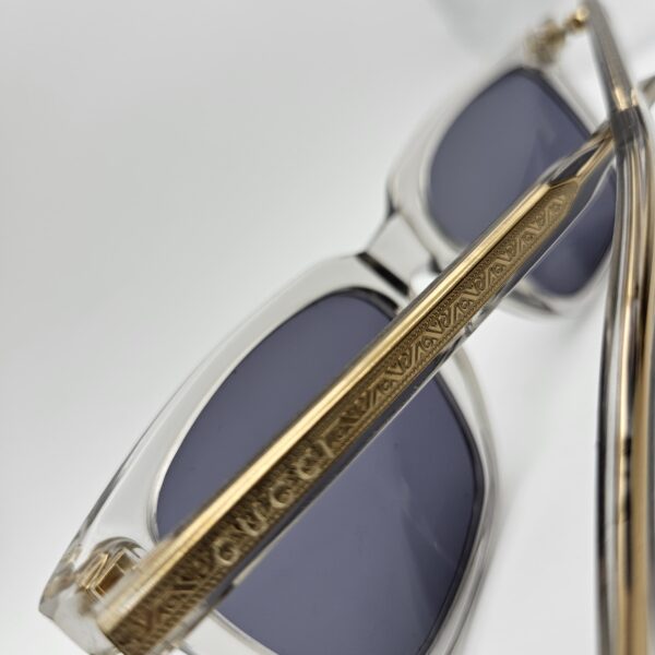 510297 5 scaled GAFAS DE SOL GUCCI GG0737O - MONTURA TRASPARENTE - ACABADOS EN DORADO