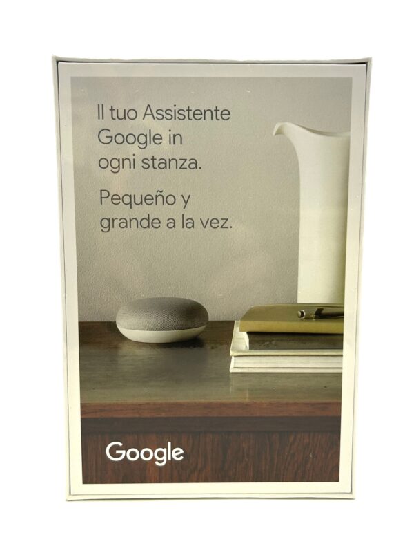 510308 2 ALTAVOZ INTELIGENTE GOOGLE NEST MINI 2ºDA GENERACION *A ESTRENAR*