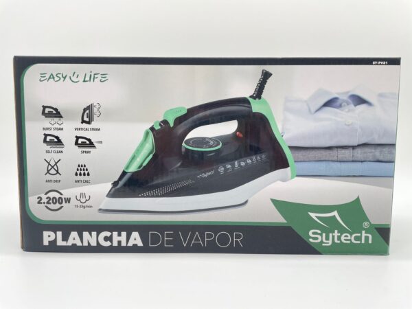 A1 N348061 4 PLANCHA DE VAPOR 2200W SUELA CERAMICA SYTECH SYPV21A