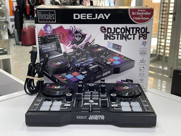 IMG 3068SAMU121124 18 scaled CONTROLADORA DJ HERCOLES DJCONTROLO INSTINCT P8 + CAJA + CABLE