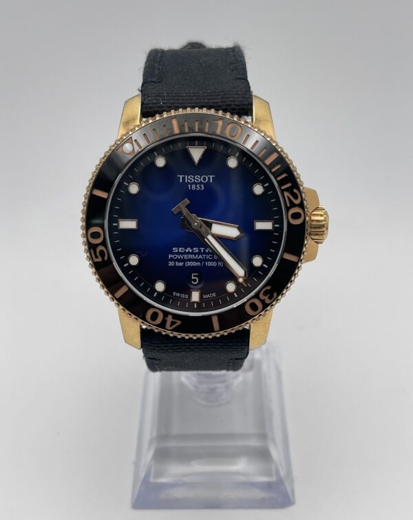 IMG 3068SAMU121124a 42 scaled RELOJ AUTOMATICO TISSOT T120407A SEASTAR POWERMATIC 80 AZUL CORREA TELA