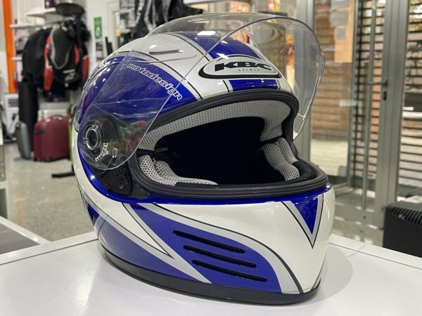 IMG 3215SAMU131124 14 scaled CASCO DE MOTO KBC VR-7 AZUL Y BLANCO TALLA S