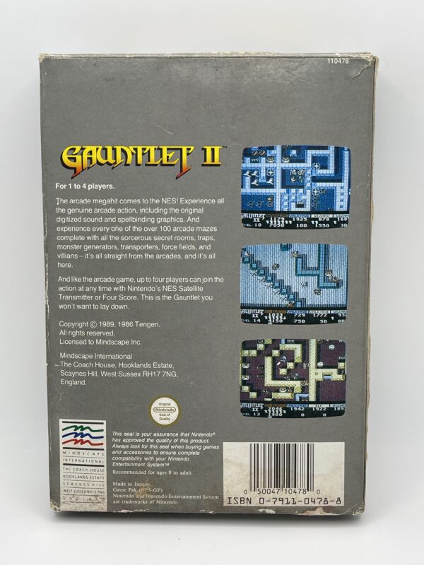 IMG 3215SAMU131124 65 scaled VIDEOJUEGO NES GAUNTLET II + CAJA + INSTRUCCIONES