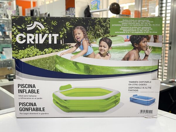 IMG 4204SAMU221124 33 scaled PISCINA INFLABLE CRIVIT INFANTIL 600L 60X15X14 CM *A ESTRENAR*