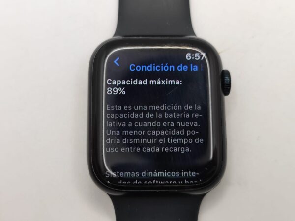 Imagen de WhatsApp 2024 11 05 a las 18.58.41 d1596ff1 APPLE WATCH SERIES 8 GPS MEDIANOCHE 45MM BATERIA 89% + CAJA