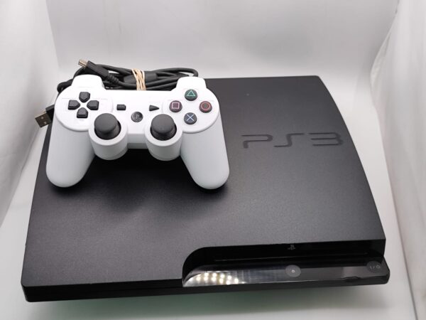 Imagen de WhatsApp 2024 11 07 a las 18.07.49 bec2cccf CONSOLA PS3 SLIM 160GB NEGRO + CABLES + MANDO GENERICO