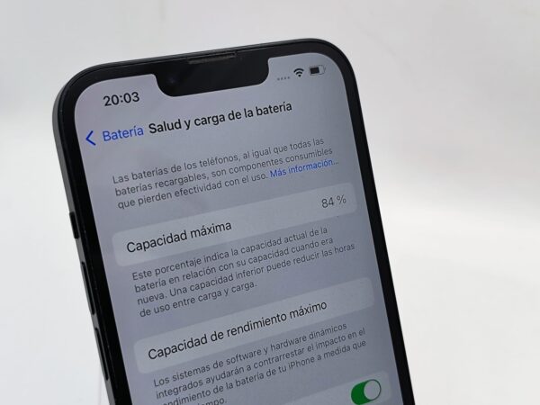 Imagen de WhatsApp 2024 11 25 a las 20.03.54 39fe4001 APPLE IPHONE 14 128GB MEDIANOCHE 84% SALUD BATERÍA