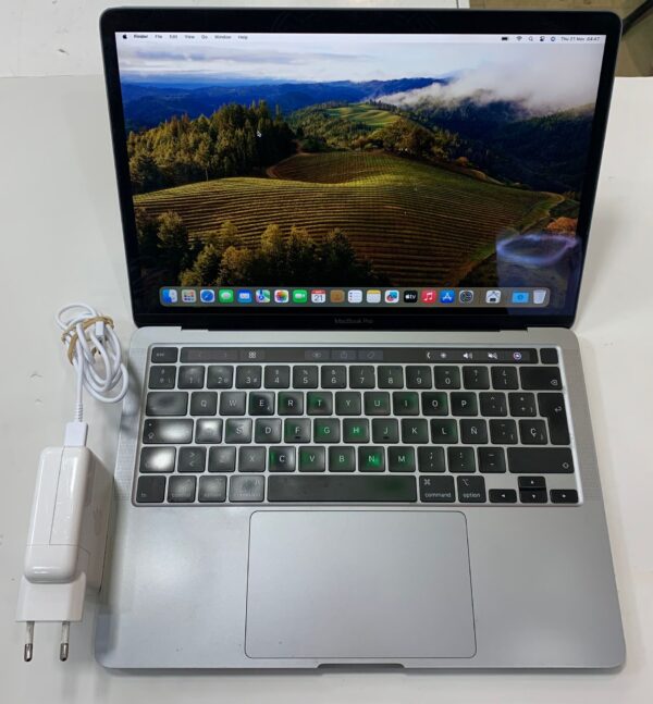 WhatsApp Image 2024 11 21 at 13.51.00 MACBOOK PRO 2020 TOUCHBAR CORE I5 16GB/1TB SSD + CARGADOR