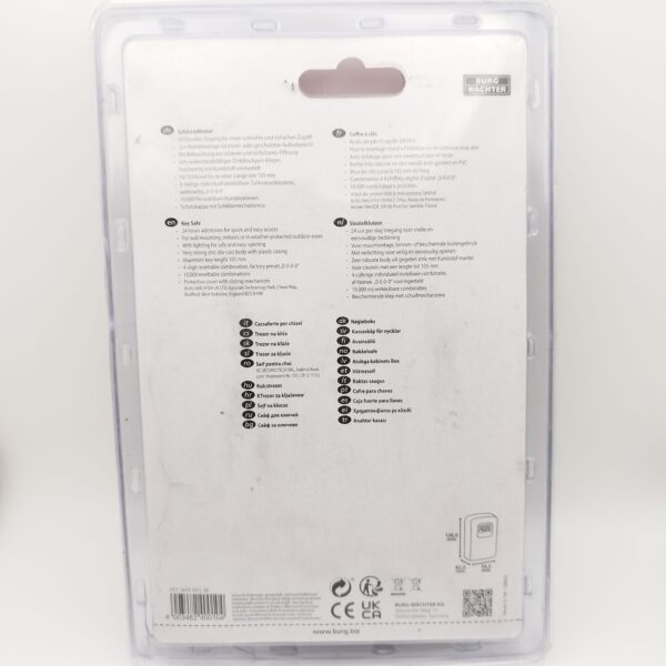 06 U474084 2 CAJA DE SEGURIDAD BURG WACHTER KEY SAFE 60L *A ESTRENAR*