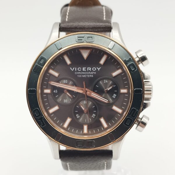 06 U512510 2 RELOJ VICEROY HEAT 471119 CRONOGRAFO ESFERA NEGRA