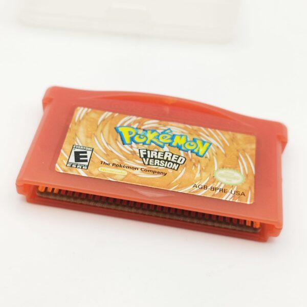 06 U513509 2 JUEGO POKEMON ROJO GAMEBOY ADVANCE FIRERED VERSION USA