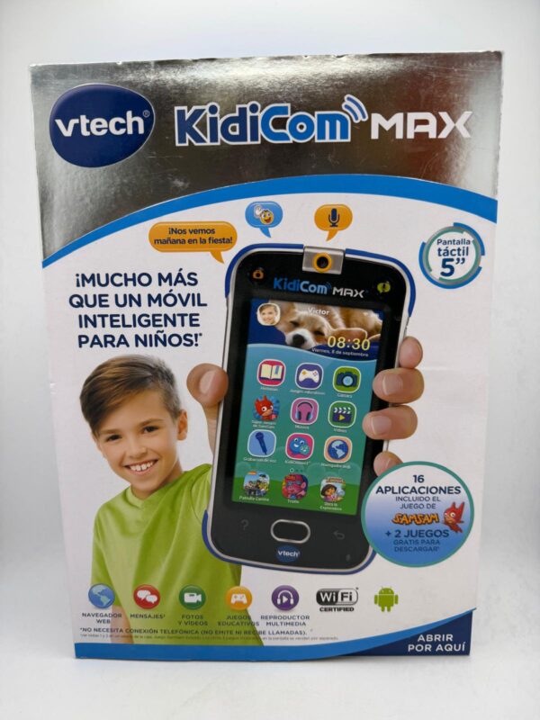 08 U513077 1 TABLET INFANTIL VTECH KIDICOM MAX + CAJA *A ESTRENAR*