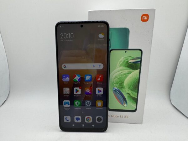 08 U514502 2 MOVIL REDMI NOTE 12 128GB/6GB+CARGADOR+CAJA+FUNDA