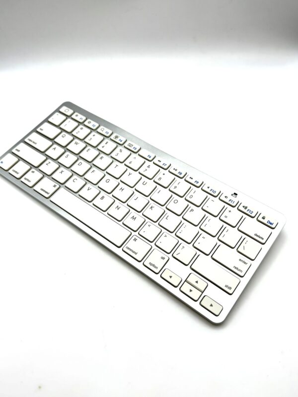 11 U514557 3 TECLADO INALAMBRICO TECKNET BLANCO + CAJA