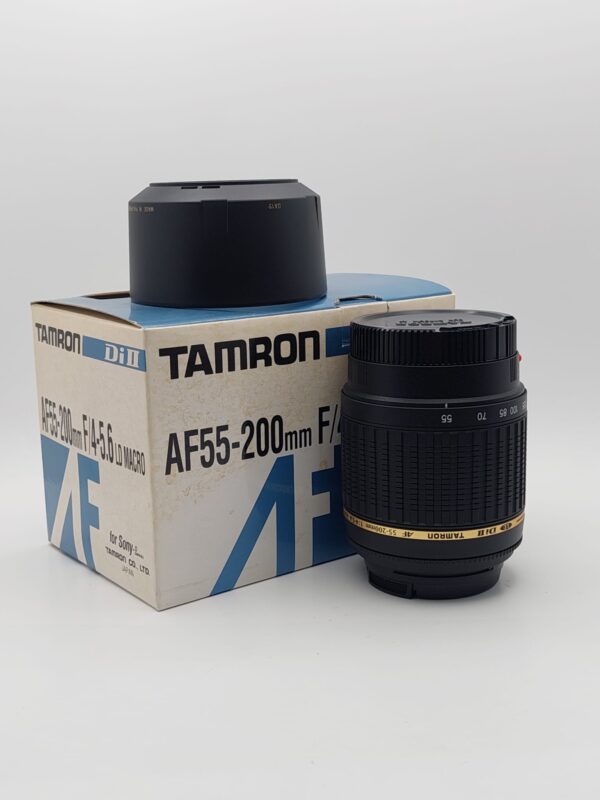 14 U512913 1 OBJETIVO PARA SONY TAMRON DI II AF 55-200MM F/4-5.6 LD MACRO *A ESTRENAR*