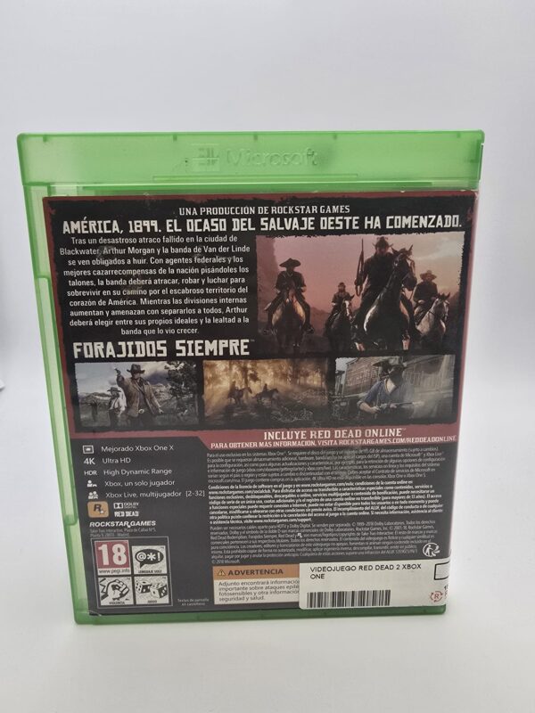 15u504874 3 VIDEOJUEGO RED DEAD 2 XBOX ONE