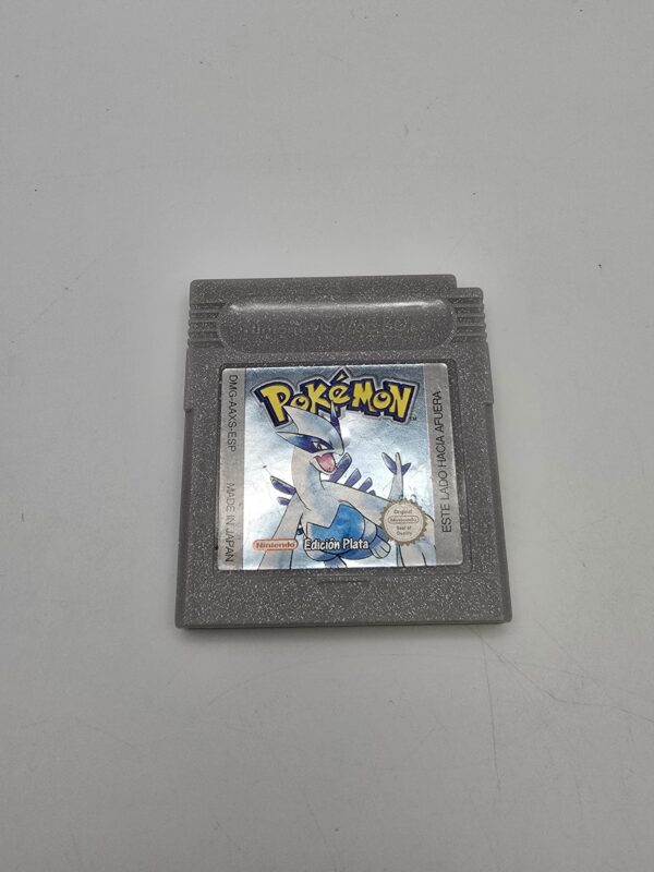 15u511418 1 JUEGO POKEMON EDICION PLATA * SOLAMENTE CARTUCHO*