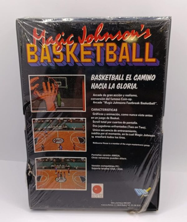 401503 3 JUEGO MAGIC JOHNSONS BASKETBALL IBM PC 5,25 PRECINTADO