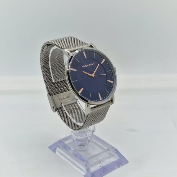 440824 3 RELOJ VICEROY 42331 ESFERA AZUL CORREA ACERO