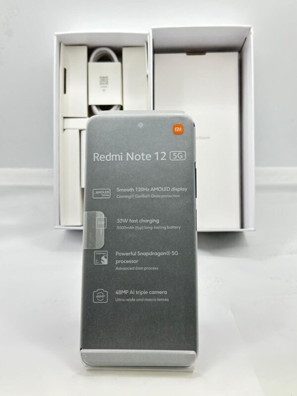 455887 2 MOVIL REDMI NOTE 12 5G 128GB / 6GB NEGRO * A ESTRENAR*