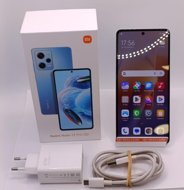 476030 1 MOVIL REDMI NOTE 12 PRO 5G 128GB/8GB BLANCO + CAJA + CARGADOR