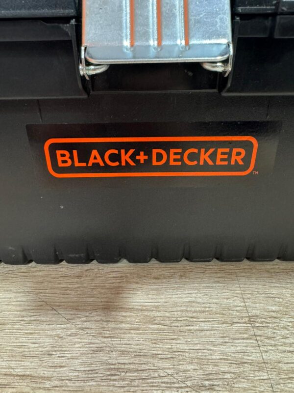 481394 2 CAJA DE HERRAMIENTAS BLACKANDDECKER COLOR NEGRO/NARANJA