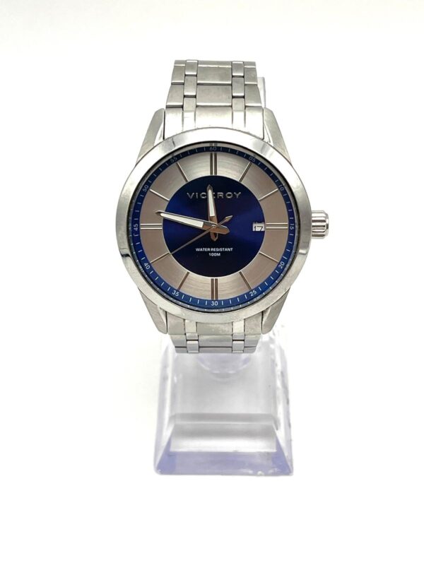 483154 1 RELOJ VICEROY 401191 AZUL CORREA ACERO