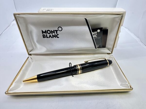 491233 2 BOLÍGRAFO MONTBLANC MEISTERSTÜCK LEGRAND "GRABADO" + ESTUCHE