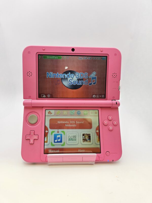 496087 1 scaled CONSOLA NINTENDO 3DS XL ROSA + CARGADOR + LAPIZ GENERICO