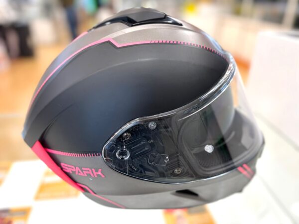 499284 3 CASCO AIROH SPARK SHOGUN ROSA MATE TALLA S