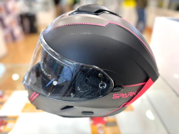 499284 5 CASCO AIROH SPARK SHOGUN ROSA MATE TALLA S