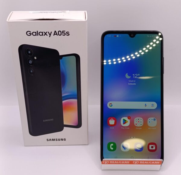 500364 1 MOVIL SAMSUNG GALAXY A05S 128GB/4GB NEGRO + CAJA + CABLE