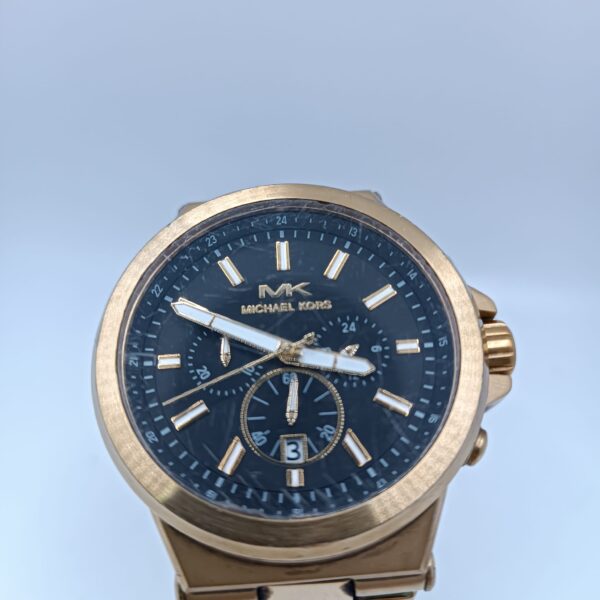 501869 4 RELOJ MICHAEL KORS MK8731 DYLAN DORADO ESFERA NEGRA