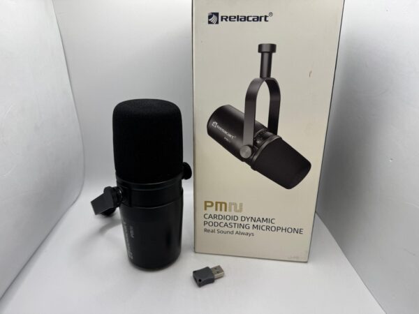 502814 1 MICROFONO RELACART PM2 + CABLE + CAJA