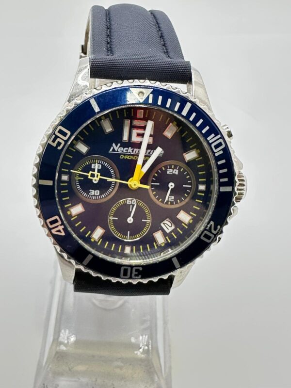 503450 4 RELOJ DE CUARZO NECKMARINE CRONÓGRAFO AZUL