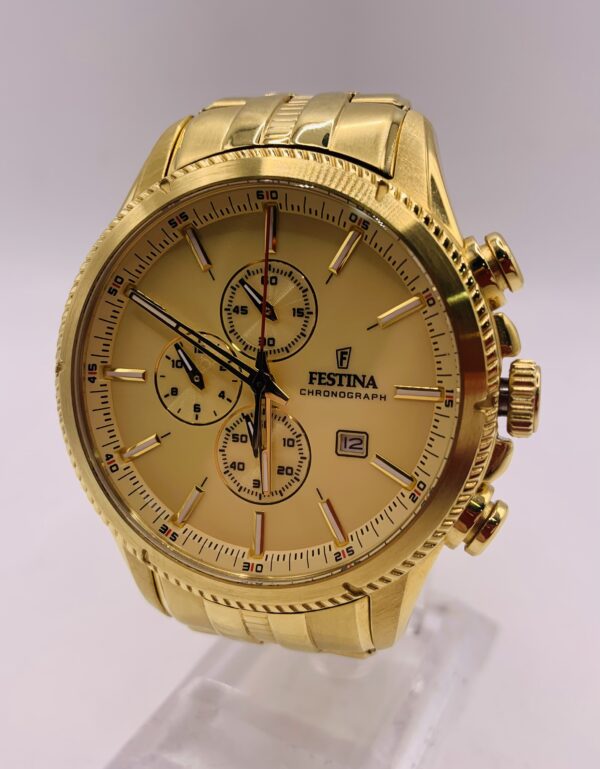 505917 scaled RELOJ FESTINA F20419 DORADO + CAJA