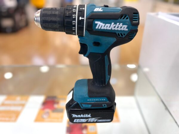 508098 3 TALADRO PERCUTOR A BATERÍA MAKITA DHP485 + BATERÍA 18V 5AH (SIN CARGADOR)