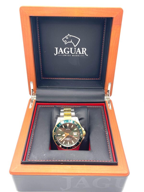 508313 1 RELOJ JAGUAR J863/4 PRO DIVER VERDE + CAJA