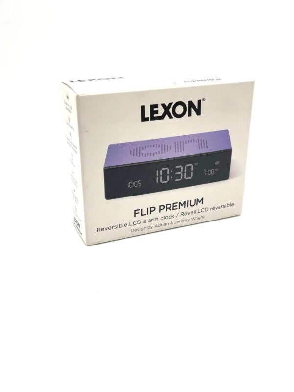 509966 2 DESPERTADOR REVERSIBLE Y RECARGABLE LEXON FLIP PREMIUM LR152