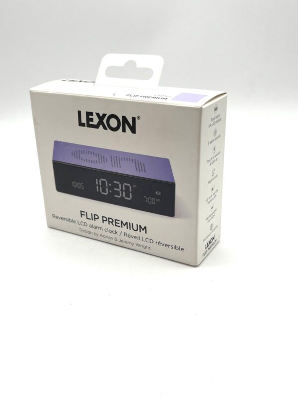 509966 3 DESPERTADOR REVERSIBLE Y RECARGABLE LEXON FLIP PREMIUM LR152