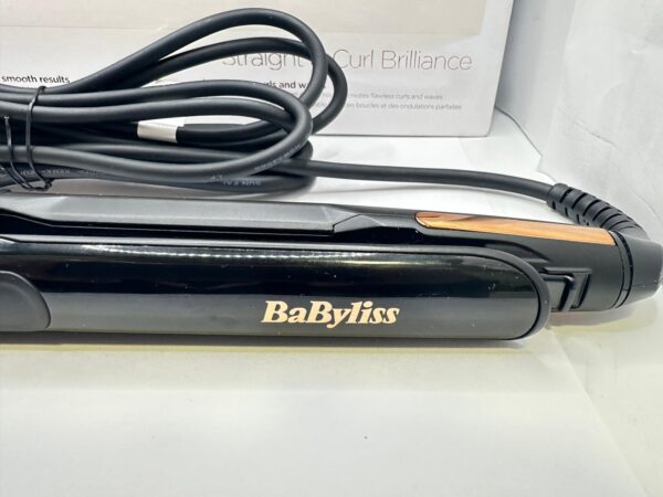 510625 3 PLANCHA DE PELO BABYLISS STRAIGHT & CURL BRILLIANCE ST482E 48W + CAJA