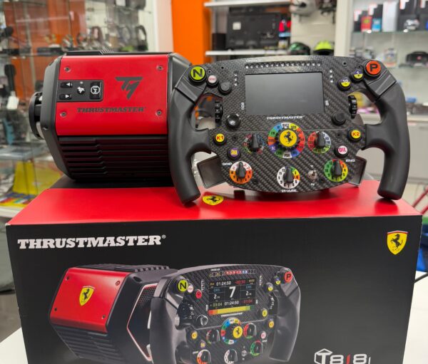 510952 6 scaled VOLANTE THRUSTMASTER T818 FERRARI SF1000 SIMULATOR + ACCESORIOS + CAJA